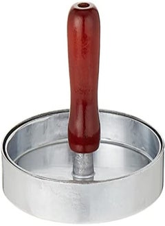 AKDC Burger Press, Round Shape - Silver Brown  - Image 4
