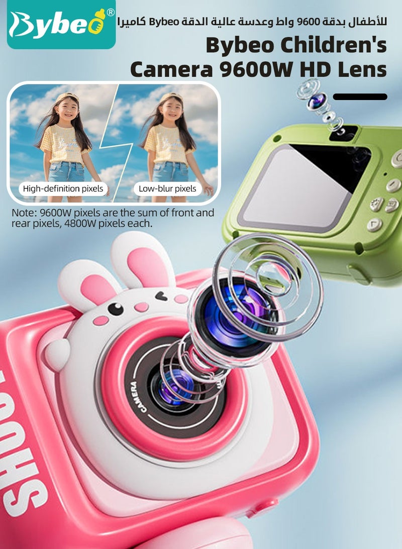 Bybeo 4-In-1 Kid Cameras with Stand, Children Digital Cameras, 1080P HD Video Selfie Camera, Toddler Cameras Toy with 64G SD Card, Best Birthday Gifts Toys - Image 5