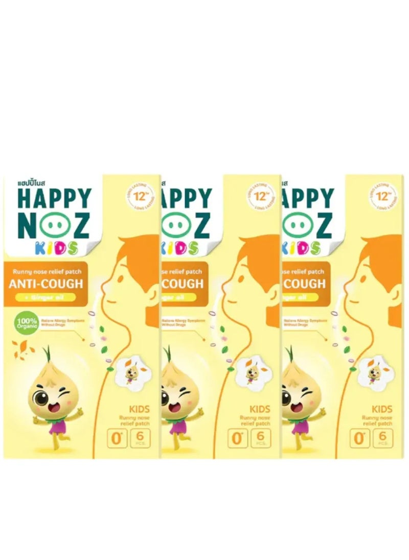 Happy Noz - Pack Of 3 Anti Cough For Kids - Image 1