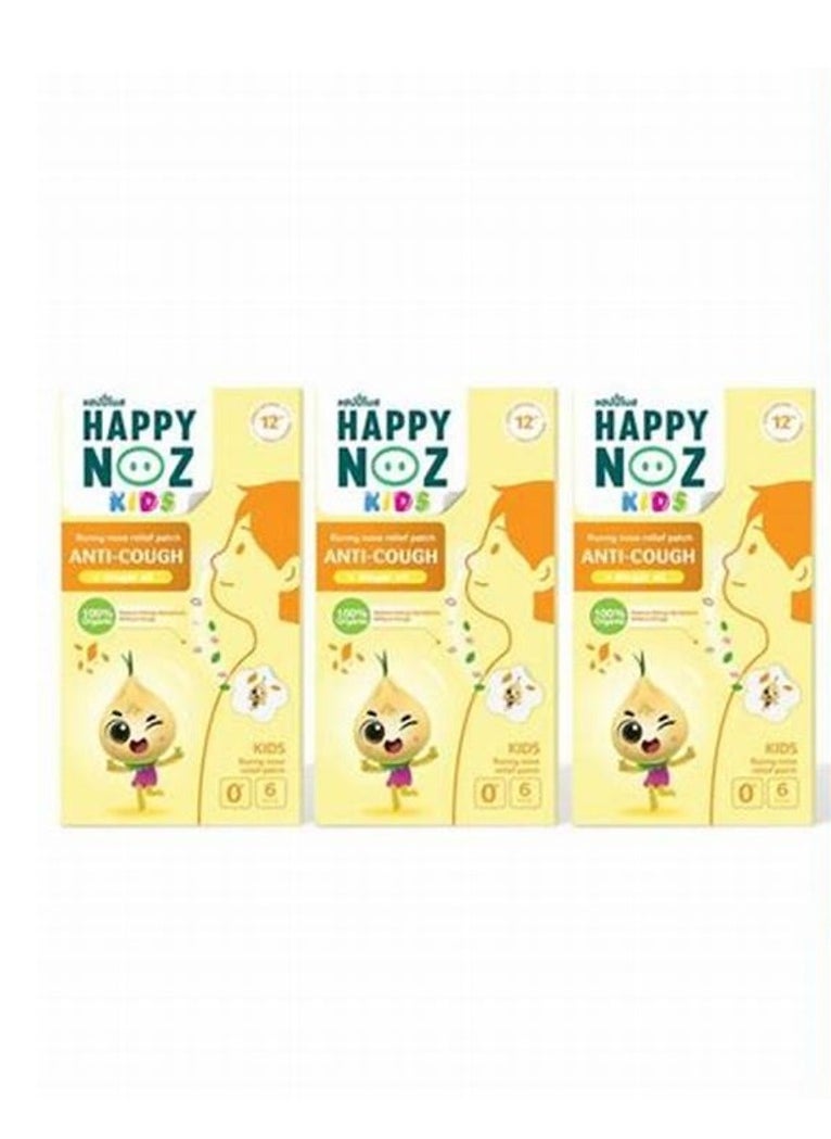 Happy Noz - Pack Of 3 Anti Cough For Kids - Image 1