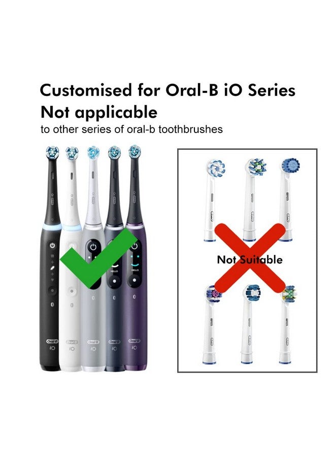 Nincha Powered Toothbrush Head Cover for Oral-B iO Series Toothbrush Head - Multiple Colors -Pack of 6 - Image 2