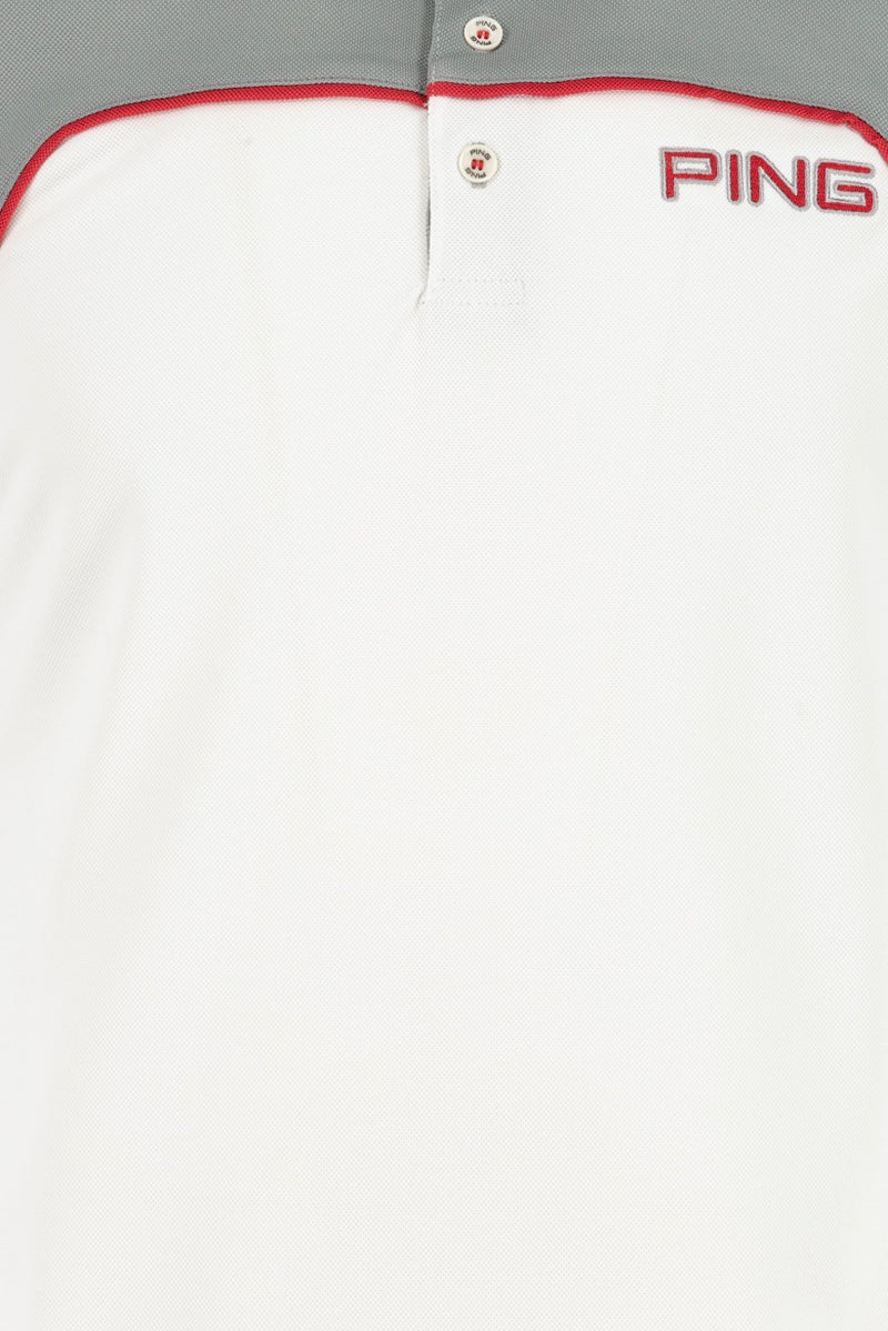 Ping Men Sportswear Fit Short Sleeves Outdoor Polo Shirt, White - Image 5