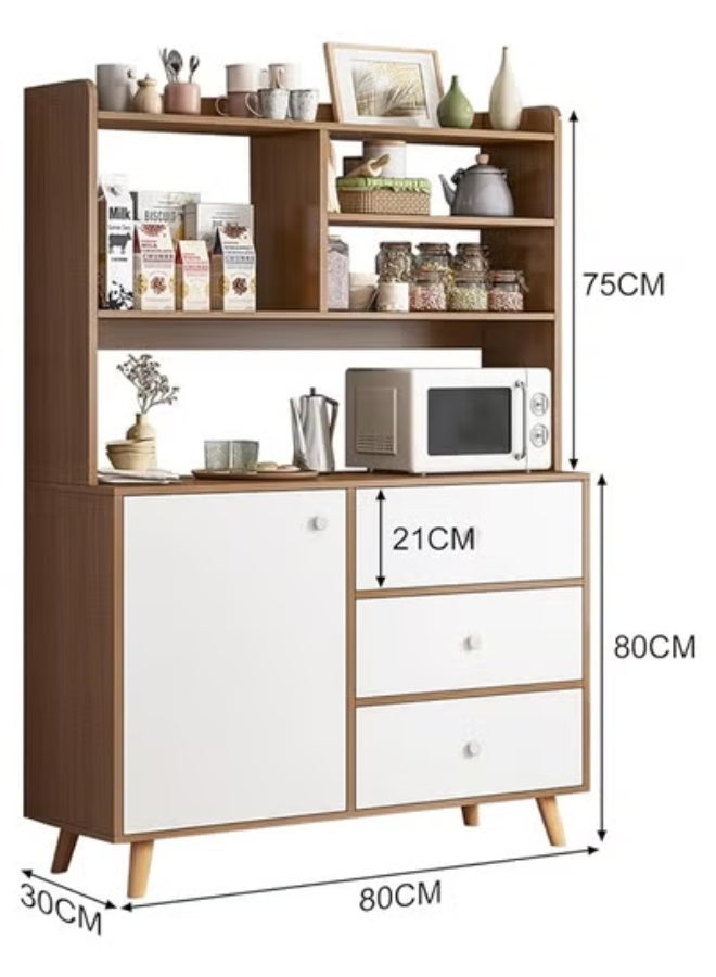 كيكي خزانة مطبخ حديثة مع أدراج وباب منسدلة لغرفة المعيشة وغرفة الطعام وخزانة جانبية - Image 3