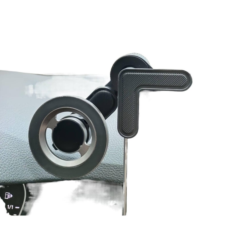MZ Black Magnetic Car Phone Holder for Universal Fit - Image 3