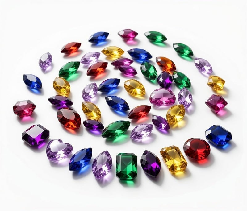 Funiverse Bulk 200 Pack of Jumbo Acrylic Jewels - Ideal for Pirate Party Decorations or Treasure Chest Loot - Image 1