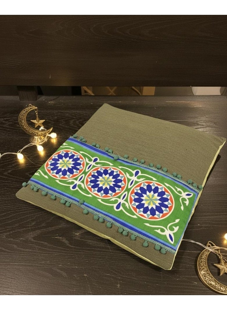 Khayamiya Cushion – Traditional Decorative Pillow - Image 2
