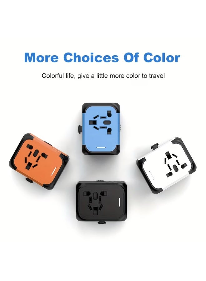 FUDIYA Global Power Plug Converter Travel Adapter - 2500W, with Type C Plug, Compact and Lightweight Design, Suitable for the US, UK, EU, Australia - Ideal Choice for Business Trips and Vacations, International Travel Adapter - Image 2