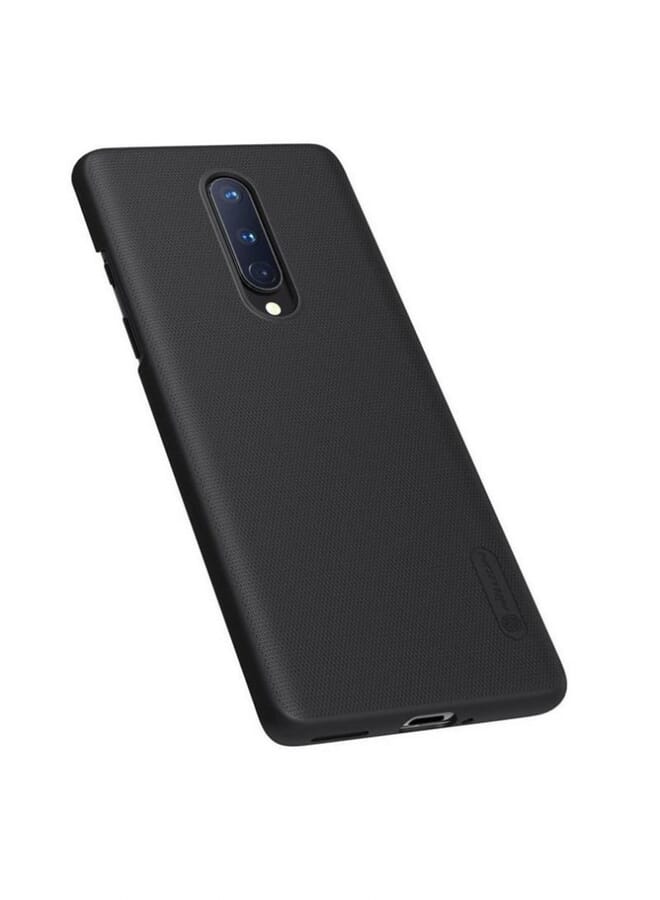 Nillkin Super Frosted Shield Hard Back Case Cover For Oneplus 8 Black - Image 2
