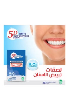 5D 5D White Teeth Whitening Strips 28  - Image 1