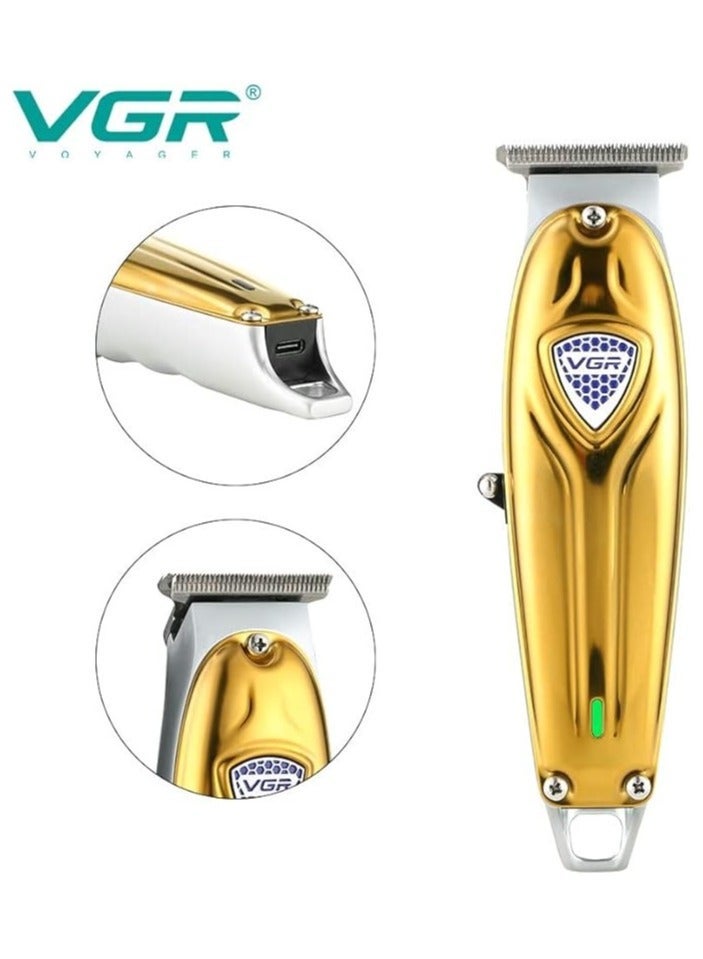 VGR V-188 PG Professional Rechargeable and Cordless Hair Clipper Runtime: 150 min Trimmer for Men (Gold) gold/silver - Image 2
