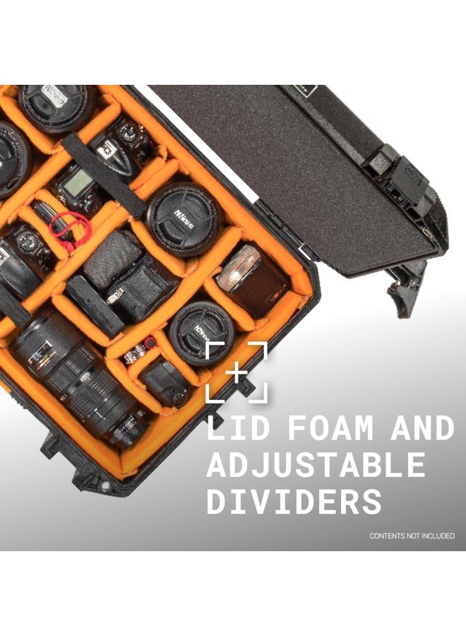 Pelican Vault - V550 Multi-Purpose Hard Case with Padded Dividers for Camera, Drone, Equipment, Electronics, and Gear (Black) - Image 4