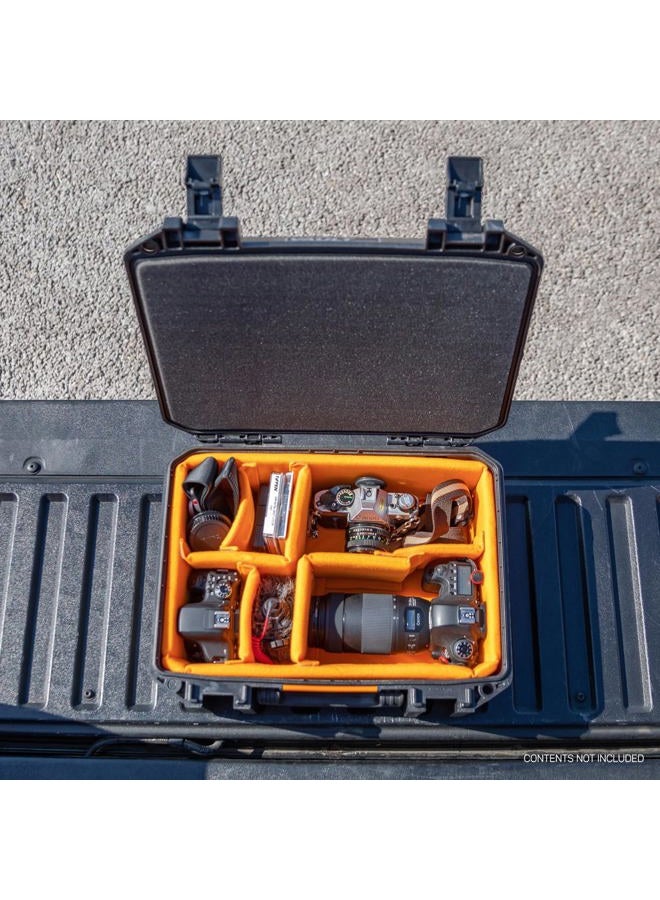 Pelican Vault - V550 Multi-Purpose Hard Case with Padded Dividers for Camera, Drone, Equipment, Electronics, and Gear (Black) - Image 5