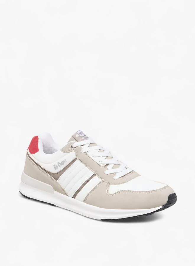 Lee Cooper Men's Panelled Lace-Up Sneakers