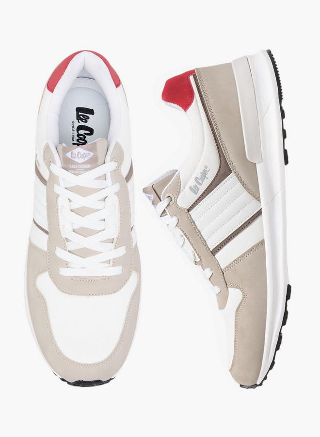 Lee Cooper Men's Panelled Lace-Up Sneakers - Image 2