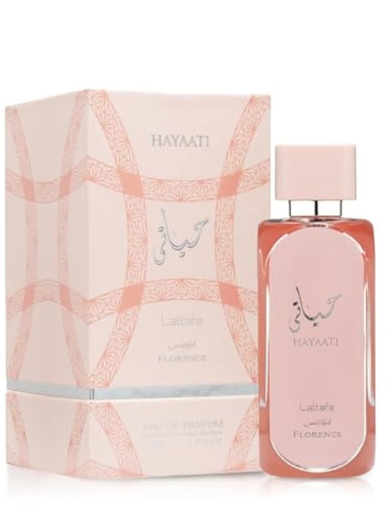 Lattafa Hayaati Florence For Women Eau De Perfume 100ml - Image 2