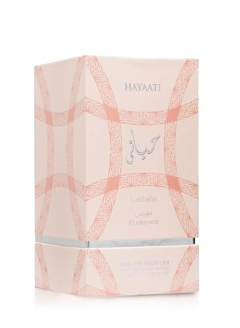 Lattafa Hayaati Florence For Women Eau De Perfume 100ml - Image 3