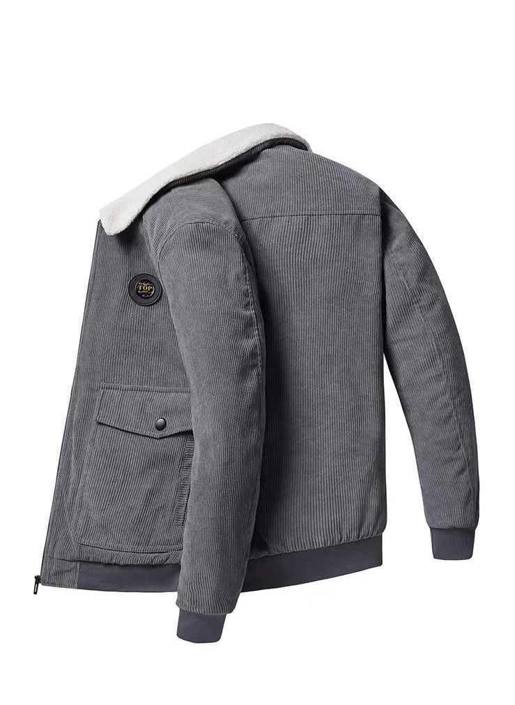 Loquat New fall/Winter Corduroy Jacket  - Image 2