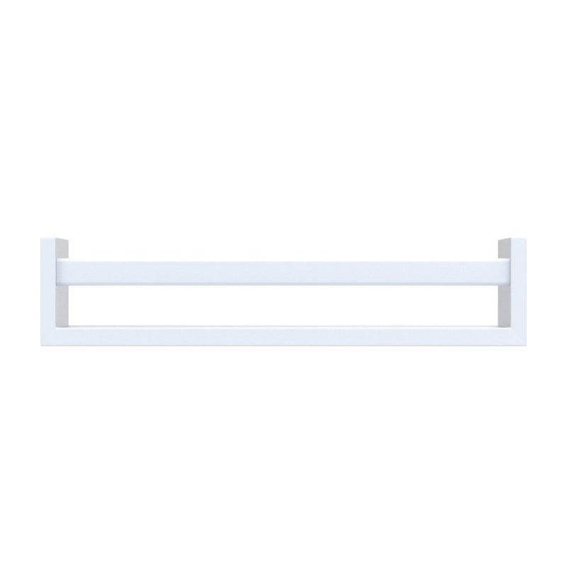 Wallniture مجموعة Wallniture يوتا من 2 رفوف حائط عائمة لغرفة الأطفال خشب أبيض - Image 3