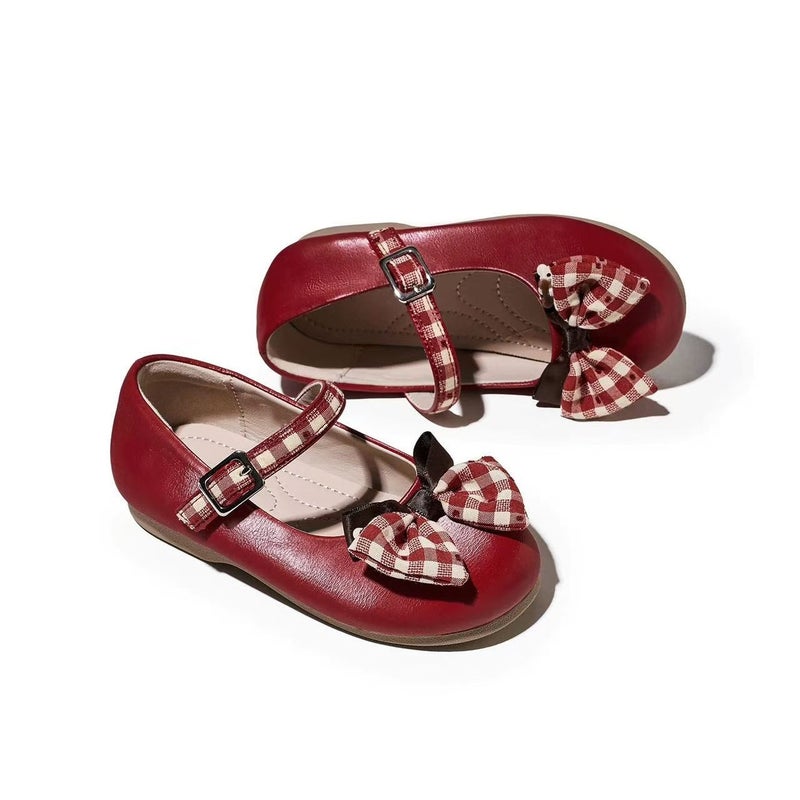 Girls'' Shoes 2026 Spring New Style Kidsren''s Small Leather Shoes Bow-Knot Princess Shoes Lightweight Soft-Soled Baby Shoes - Image 4