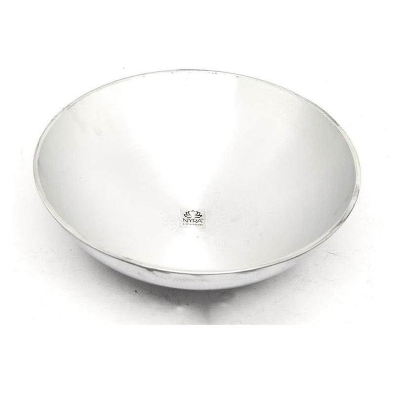 NYRA Aluminium Kadhaikadai Without Handle Silver Large 26 LTR - Image 1