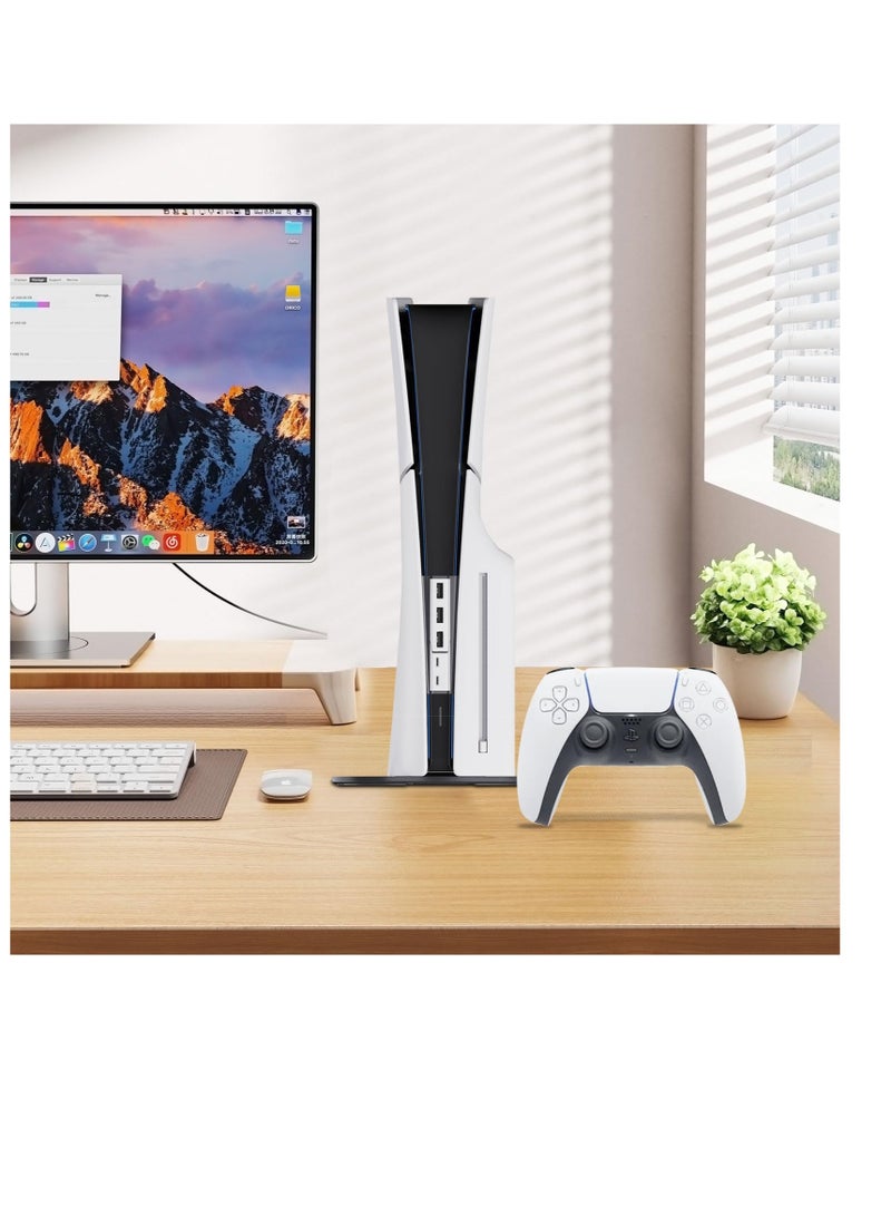 Excefore 5 Ports USB Hub Only for PS5 Slim Console Disc ＆ Digital, High-Speed Extra USB Port Extender Adapter for PS5 Slim Accessories, High-Speed USB Port Expander Adapter with 2 Type C + 3 USB-A 2.0 - Image 3