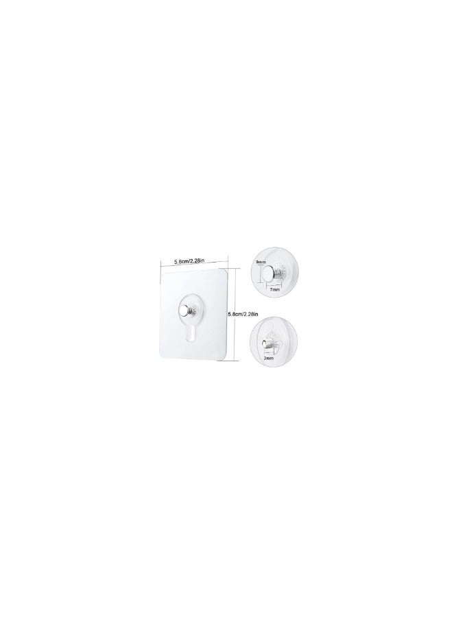 صانعة صور 18PC Waterproof Adhesive Wall Hooks Heavy-Duty Non-Nail Mounting Solution for Kitchen, Bathroom & Office  - Image 2