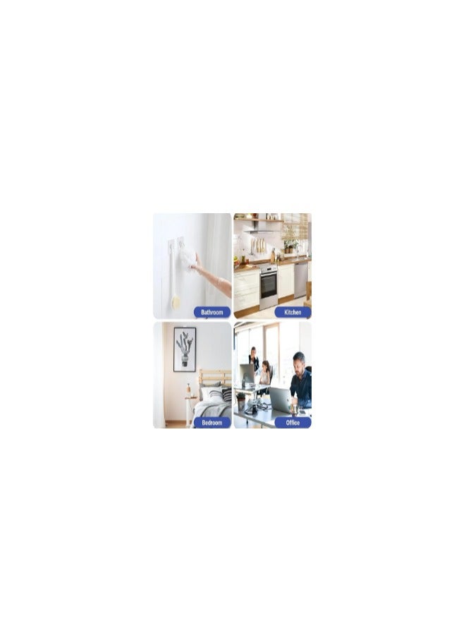 صانعة صور 18PC Waterproof Adhesive Wall Hooks Heavy-Duty Non-Nail Mounting Solution for Kitchen, Bathroom & Office  - Image 4