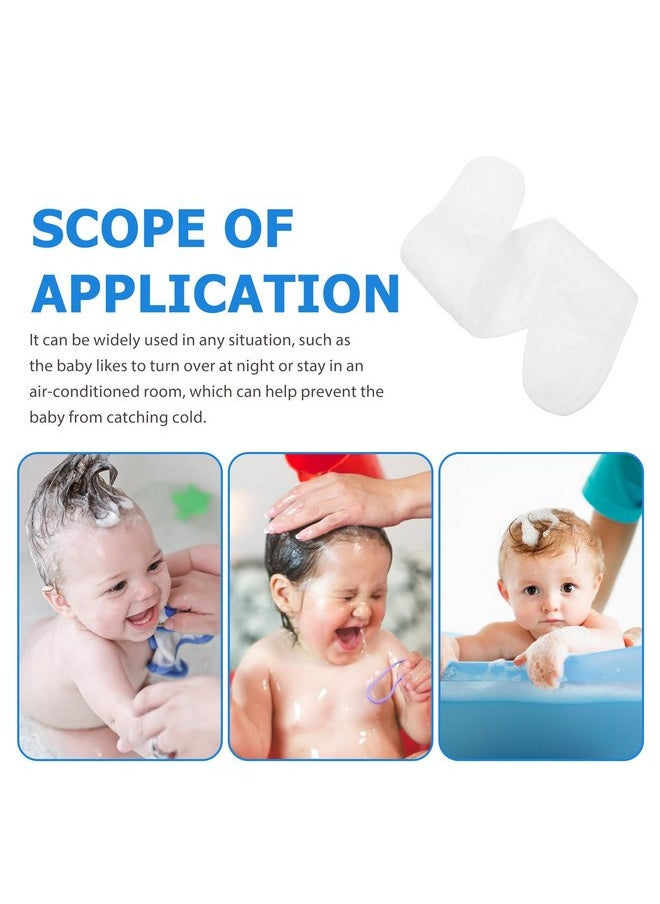 Healifty Healifty 6Pcs Pure Baby Belly Bands Infant Belly Button Band Newborn Umbilical Cord (White)  - Image 2
