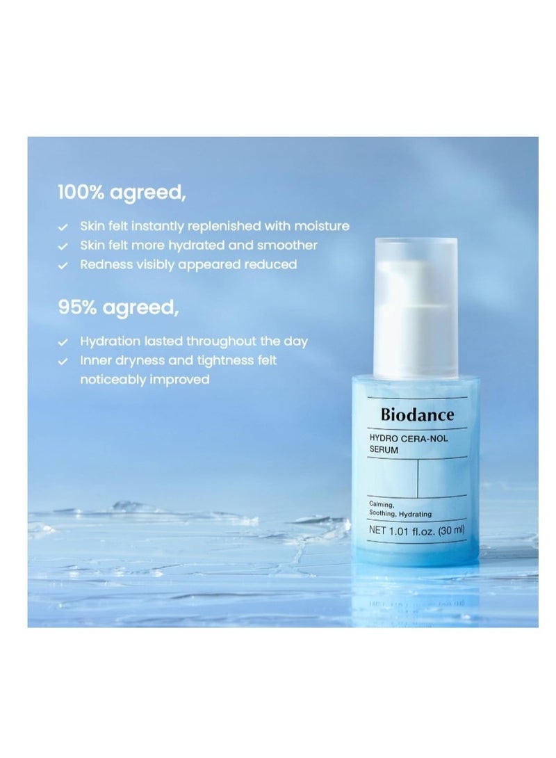 بيودانس BIODANCE Hydro Cera-Nol Serum, Hydrating, Quick Soothing Effect, Redness Reducing, Hydration Boost Serum for Sensitive Skin, Korean Skincare, Ramadan gifts | 1.01 fl.oz x 1 ea - Image 5