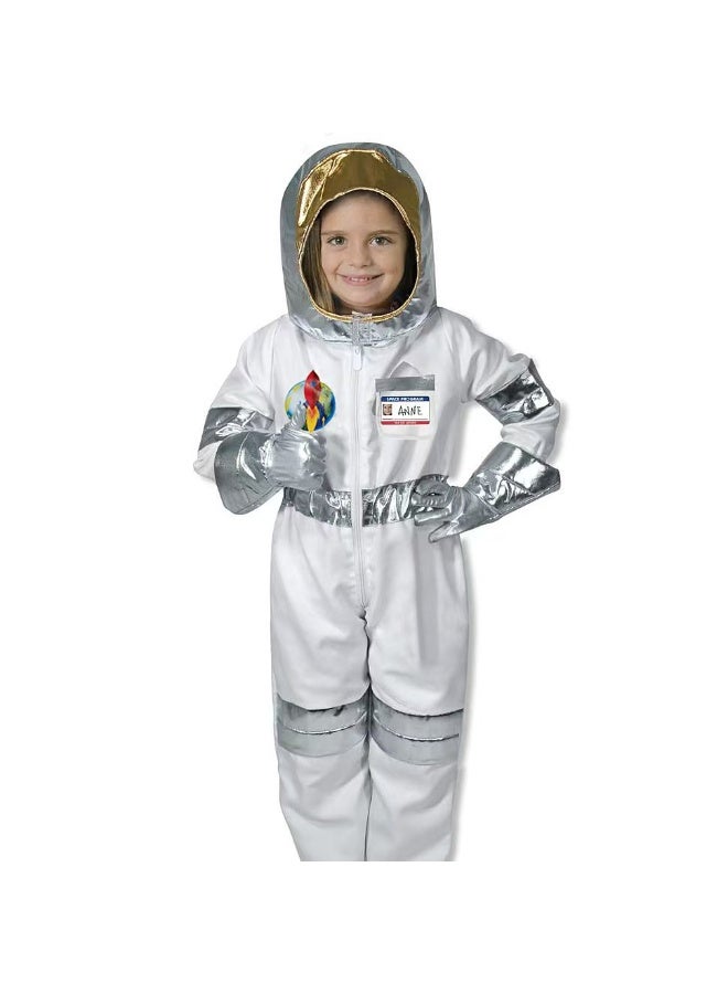 JAYATO Children's Space Suit, Halloween Cosplay costume, Astronaut, Cosmonaut, Festival Party Performance Costume, Role-playing Costume Set, Size M (110cm -120 cm) - Image 2