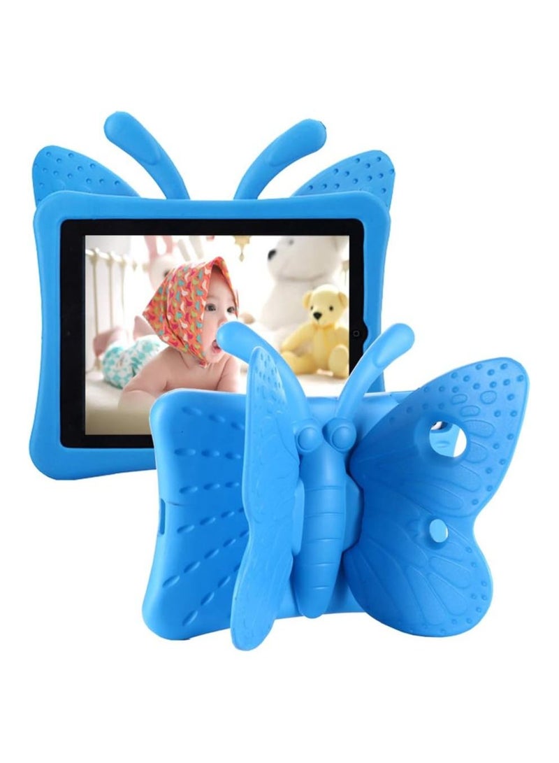 iPad 9th 8th 7th Generation Case Kids Girls, Cute Butterfly Shockproof EVA Foam Super Protection Stand Cover for iPad 2021 2020 2019 10.2" and iPad Air 3 Pro 10.5" - Image 1