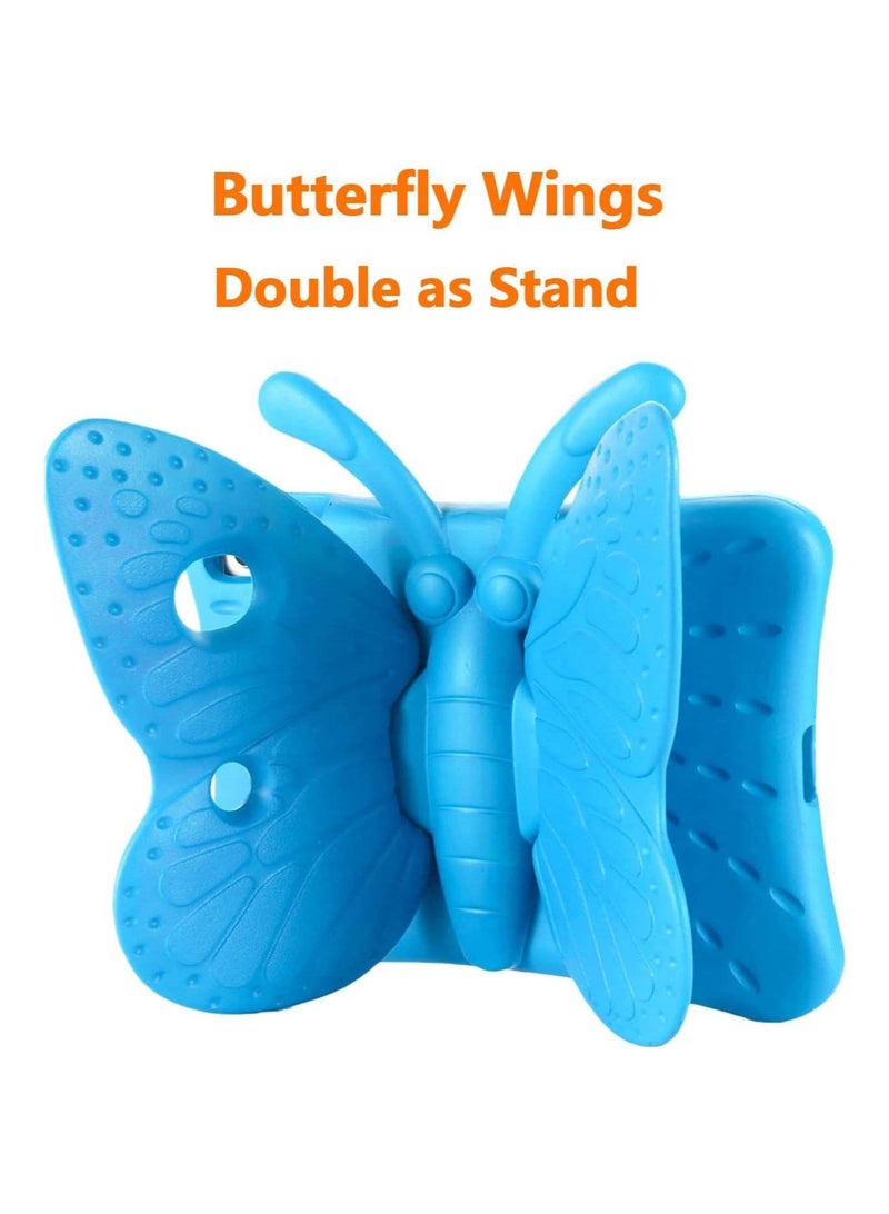 iPad 9th 8th 7th Generation Case Kids Girls, Cute Butterfly Shockproof EVA Foam Super Protection Stand Cover for iPad 2021 2020 2019 10.2" and iPad Air 3 Pro 10.5" - Image 2