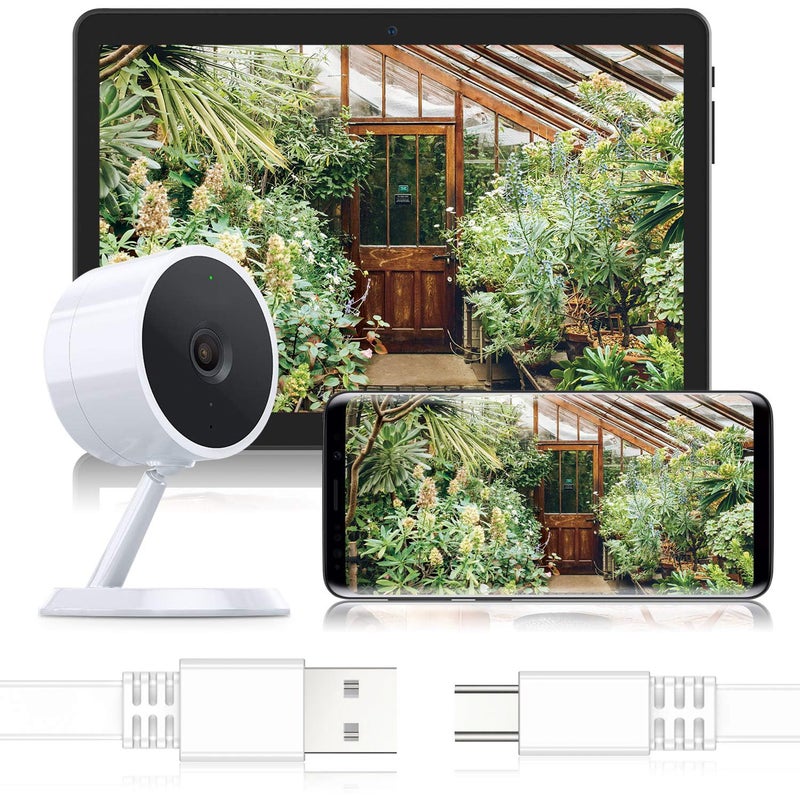 Itramax كابل طاقة ميكرو USB إيترا ماكس 30 قدم (عبوة 2)، كابل شحن ميكرو USB مسطح، شاحن لكاميرا وايز كام V3 V4، يي، كاميرا ناست، بلينك ميني XT XT2 كاميرا خارجية 3، أرلو Q، زمودو، نتفيو، وحدة تحكم إكس بوكس 25 - Image 5