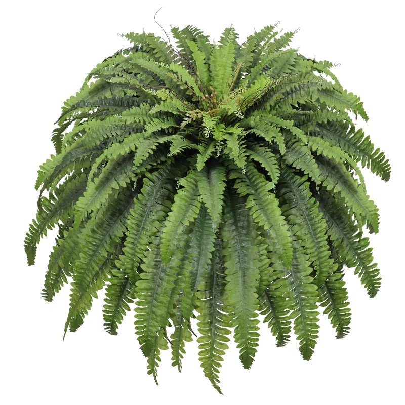 50 Fake Ferns Artificial Plants Large 98 Fronds Artificial Ferns for Outdoors and Indoors Suitable for Planter Garden Porch Office Decor