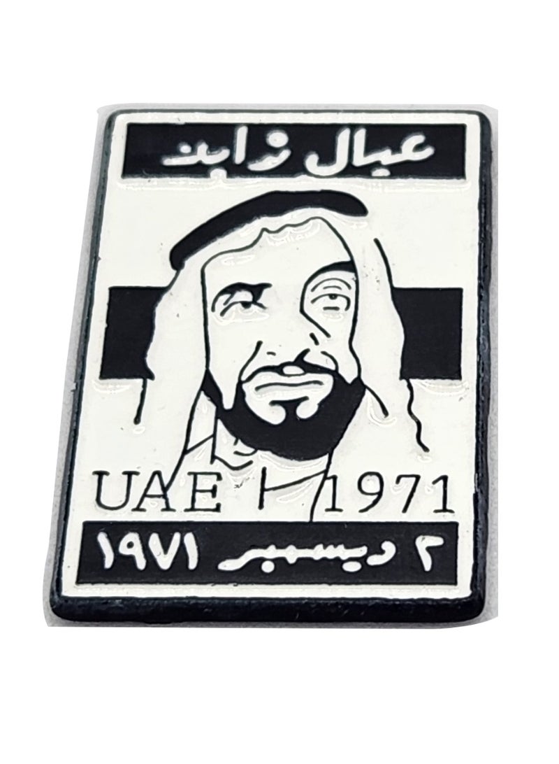 Kipfy UAE National Day Ayal Zayed  Metal Sticker Set – Sheikh Zayed 1971 2 December Badge & UAE Heritage Car Emblems – Premium Self Adhesive Metal Stickers for Car, Laptop & Accessories - Image 4