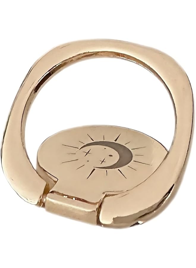 Green Tiger Islamic Moon Phone Ring Holder Gold - 360°Rotate Magnetic Phone Grip Stand for iPhone 15 Pro Max/Samsung, Compatible with All Phones & Cases ，Luxury Arabic style design gift - Image 1