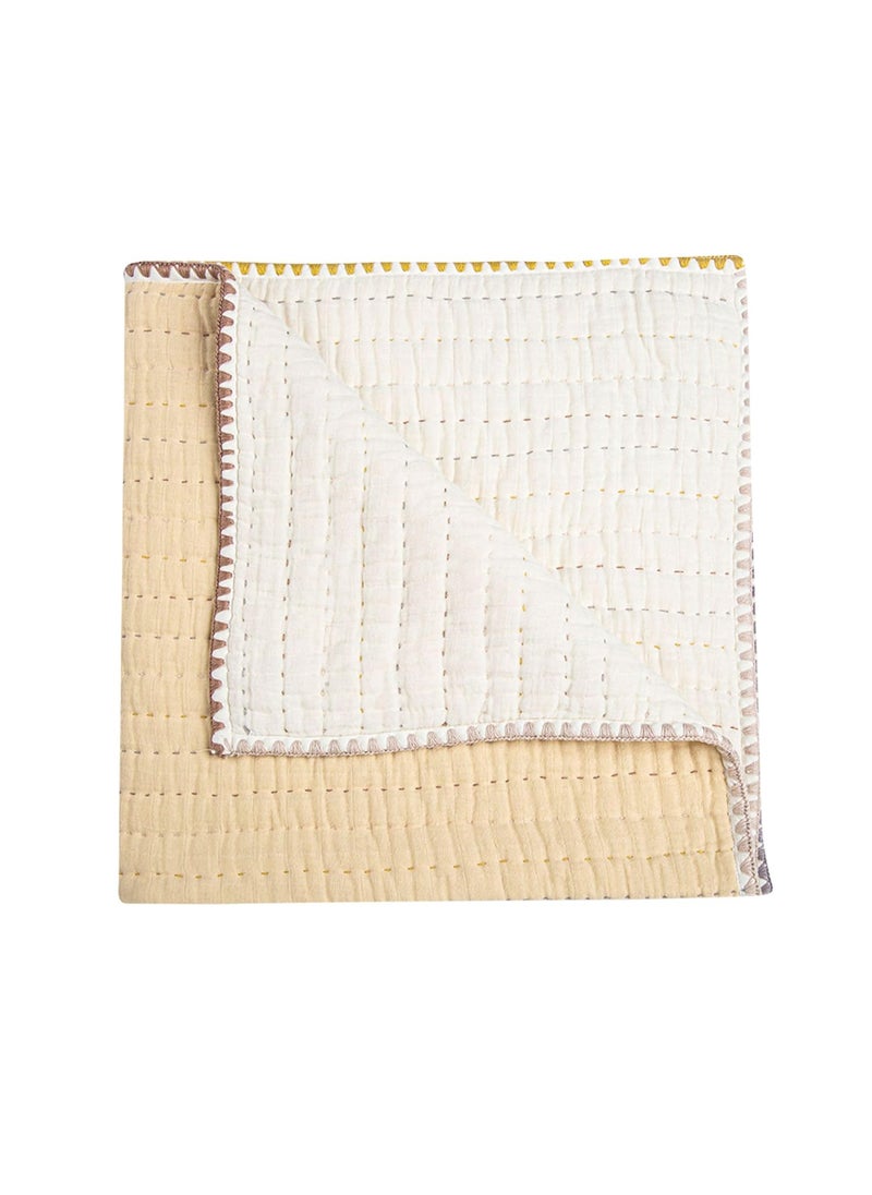 Crane BABY Crane Baby Quilted Blanket for Newborn Baby, All Season, 0-18 M+ (Size 91 cm X 91 cm) - Kendi Collection  - Image 1