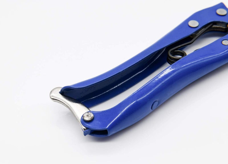 LCDCM Grass Sheep Shear - Coated Wear-Resistant Handle, Manganese Steel Double-Edged, Strong Spring Suitable For Manual Shearing of Cow, Sheep, and Horse Hair (Blue 10.2 inches) - Image 4
