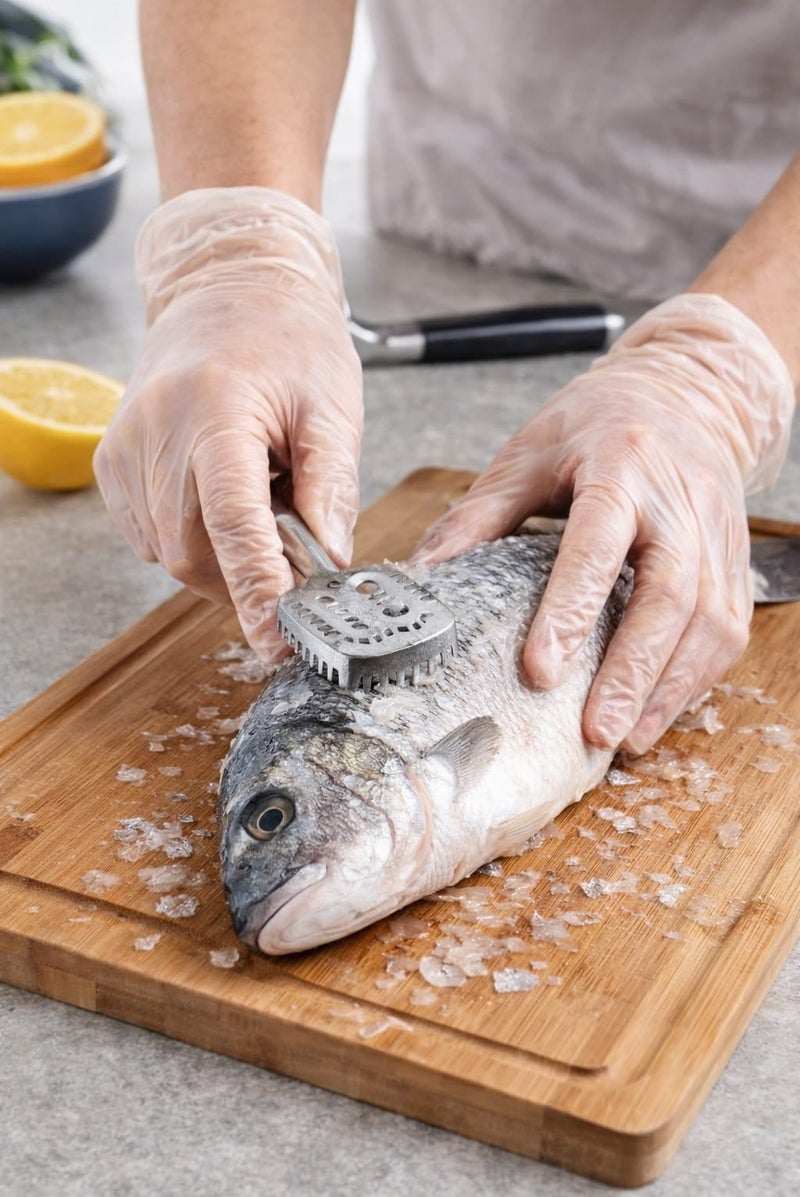 TouchFlex Disposable Vinyl Exam Gloves Medium Powder Free, Latex Free Medical Grade Protective Gloves for Medical, Cleaning & Food Handling Box of 100 - Image 3