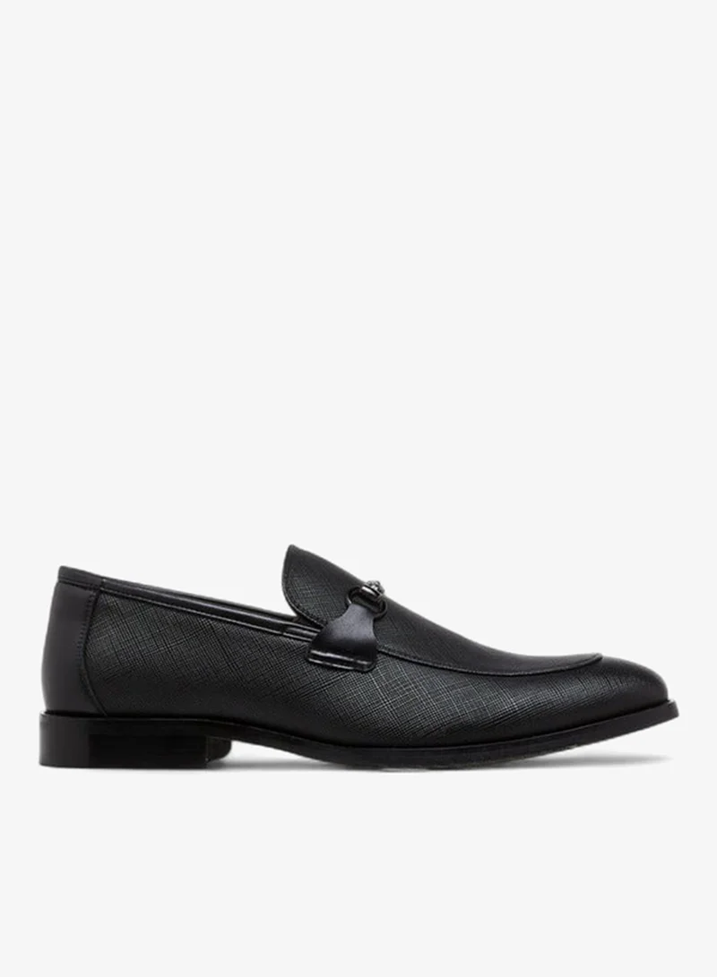 DUCHINI BLACK Men's Metal Accent Loafers for Men | Best Price UAE
