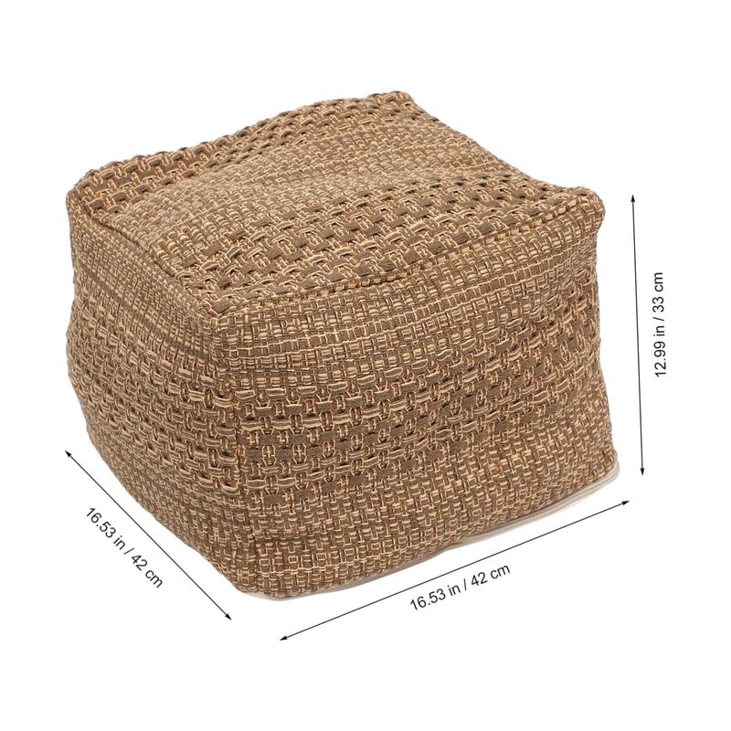 Pier stool, footrest stool, household creative futon cushion, lazy sofa, removable and washable outer skin, pressure-resistant cushions (Color : A) - Image 3