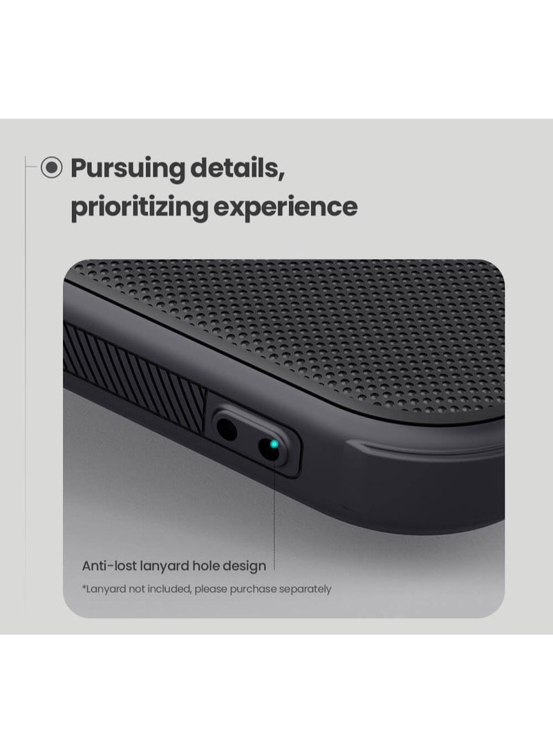 Muzz حافظة لجهاز جوجل بيكسل 10 برو 2025 درع فائق التجميد برو ظهر صلب حافة ناعمة (PC + TPU) غطاء ممتص للصدمات حواف مرتفعة لحماية الكاميرا ألوان متنوعة لجهاز جوجل بيكسل 10 برو أسود - Image 4