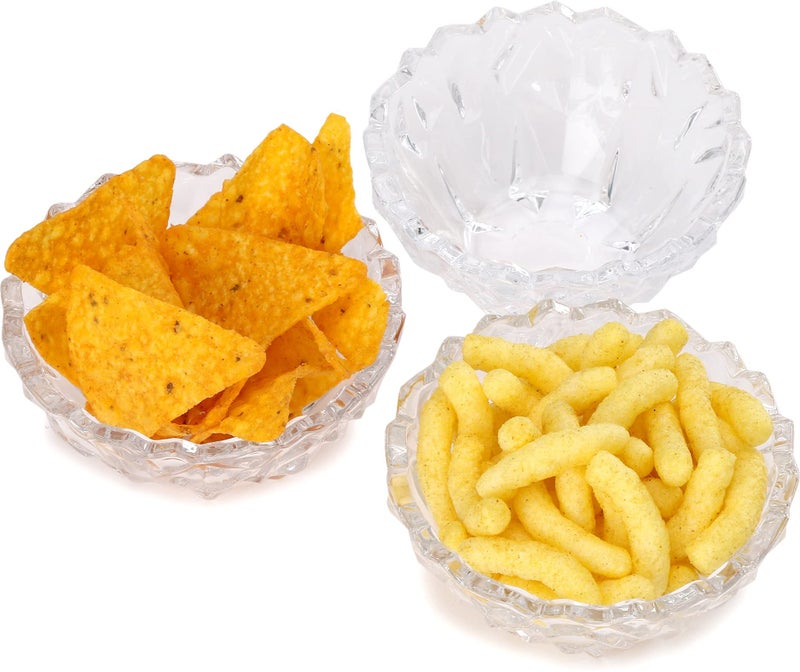 Afast Multi-purpose Tableware Snack/veritable Serving Bowl Set of 345, 215 Ml, Clear - Image 2