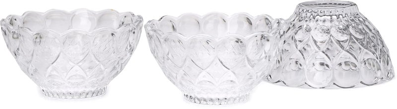 Afast Multi-purpose Tableware Snack/veritable Serving Bowl Set of 345, 215 Ml, Clear - Image 1