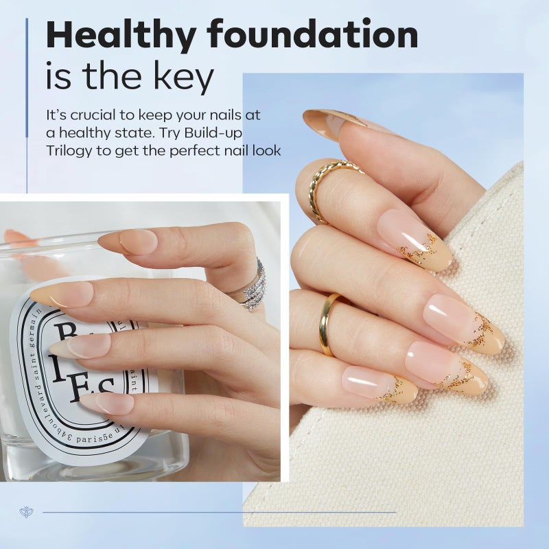 modelones Nail Dehydrator and Primer & Builder Nail Gel, 3Pcs Prep Dehydrate & Bond Primer Clear Gel Builder Polish Base Coat for Strengthener Apex Building, LED Lamp Cured 10ml Home DIY Salon - Image 3