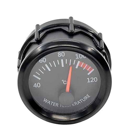 ESUPPORT Universal Car 52mm Pointer Water Temp Temperautre Gauge Meter Kit Celsius White LED Light Pointer Indicator Dail Display Electronic - Image 3