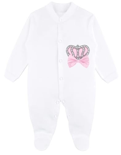 Lilax Baby Girl Newborn Jewels Crown Pink Take Me Home Layette 5 Piece Deluxe Gift Set - Image 3
