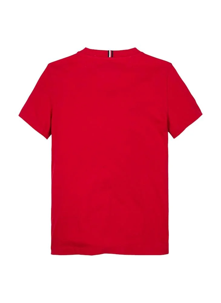 تومي هيلفيغر Kids Logo Crew Neck T-Shirt
