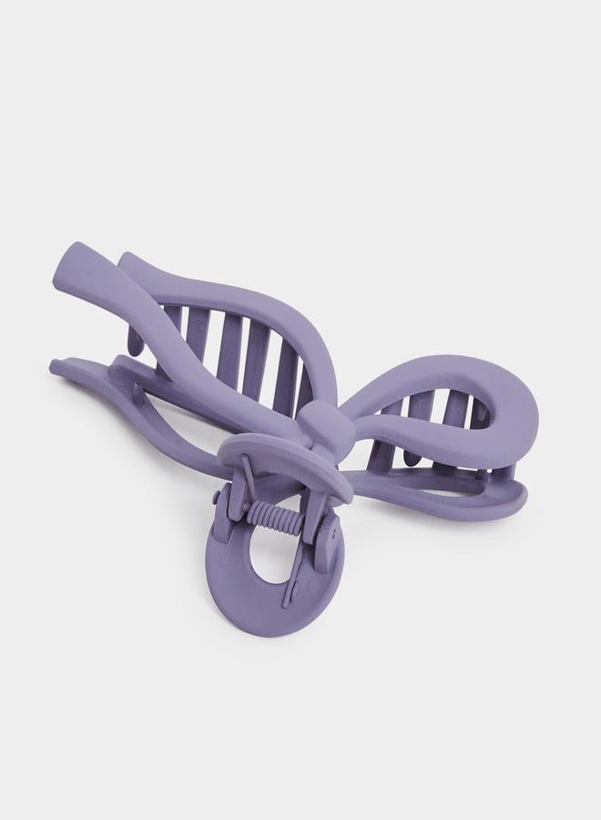 Styli Purple Bow Hair Claw - Image 3
