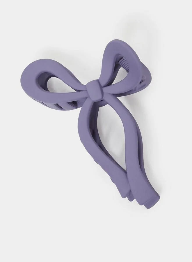 Styli Styli Purple Bow Hair Claw
